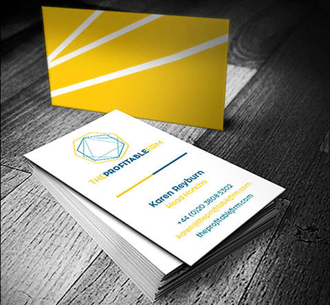 Image of a Profitable Firm Business Card