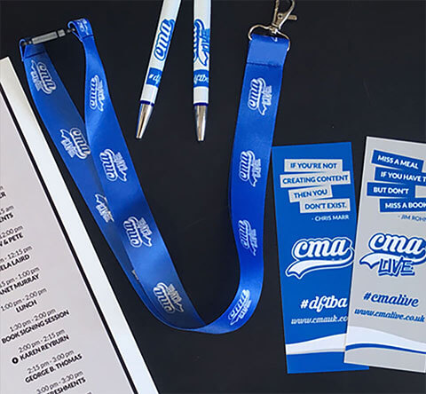 Image of CMA Lanyard and Bookmarks